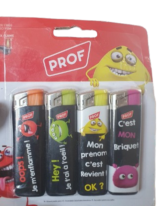 Briquet Prof Paquet de 4