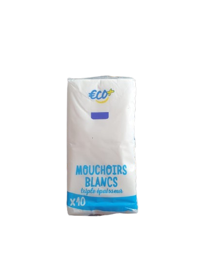 Mouchoir Blancs Eco+ Détail 