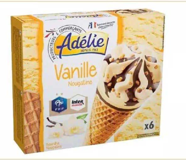 Cornet de Glace Vanille Paquet de 6